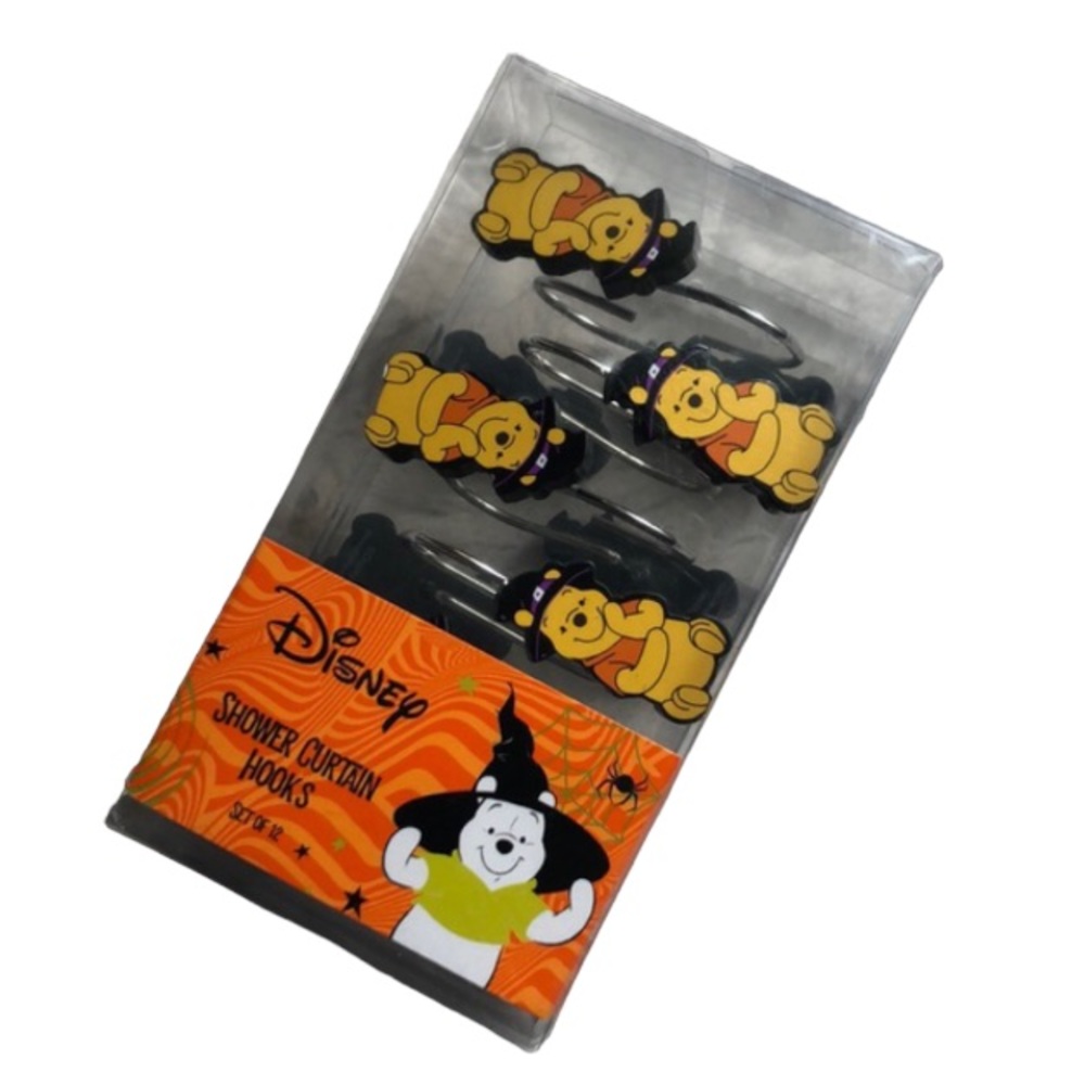 Disney Winnie the Pooh Halloween Shower Curtain Hooks